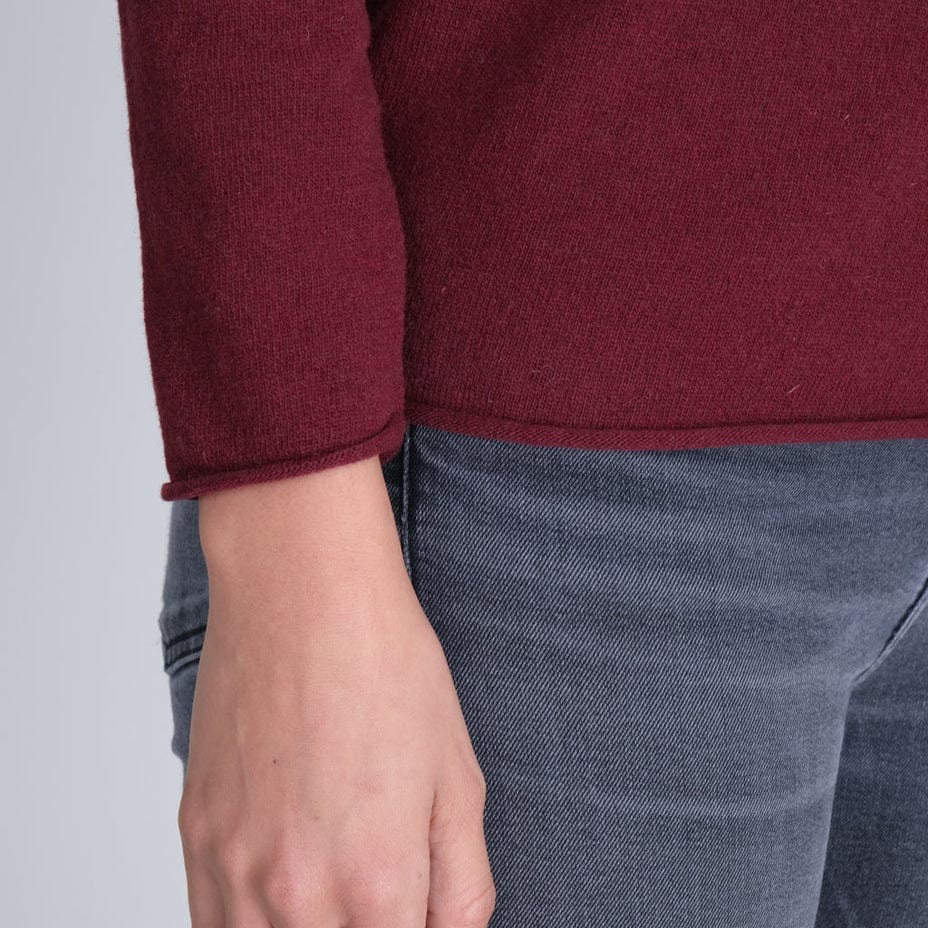 Bibico Women's Sweater Merino Wool Roll Neck - Aria