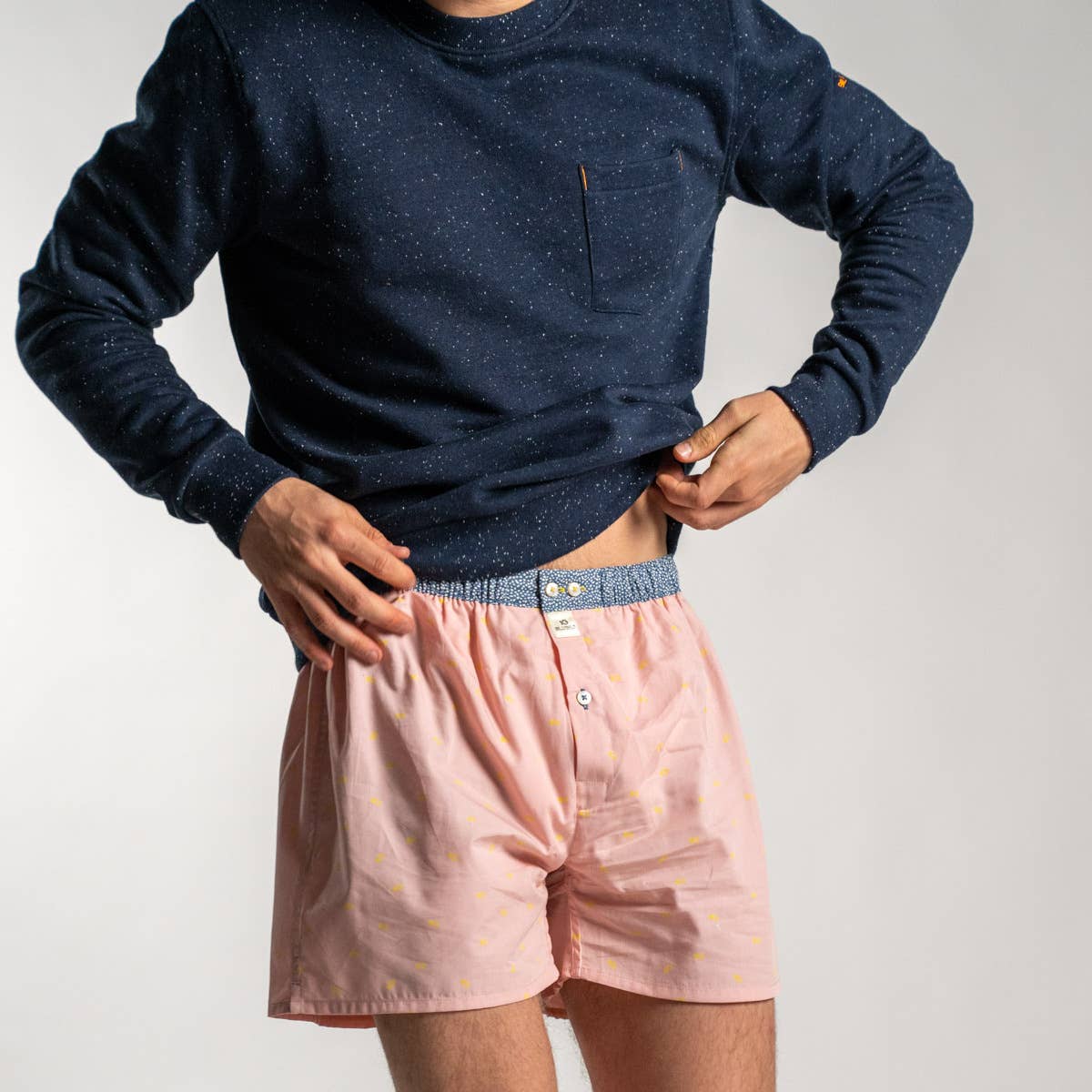 BILLYBELT Billy Pink organic cotton boxer shorts: S