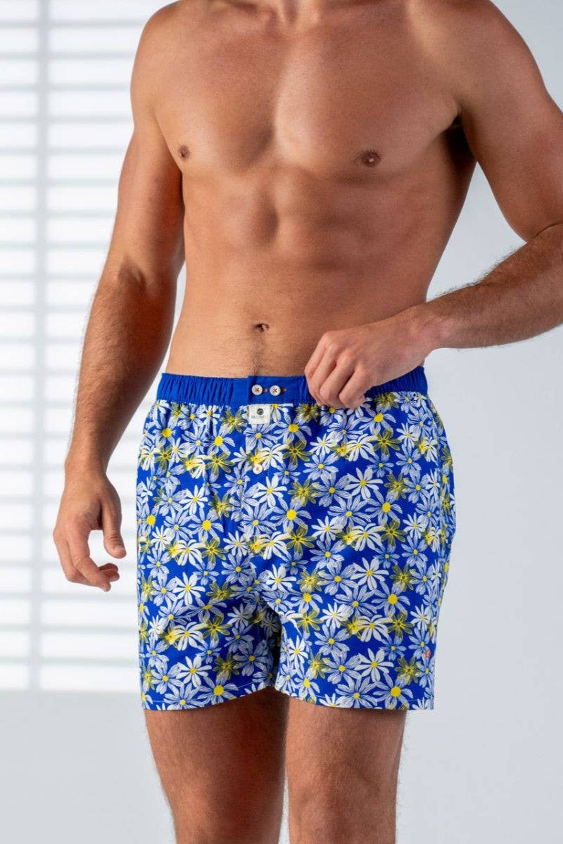 BILLYBELT Crazy daizy 100% organic cotton boxer shorts: S
