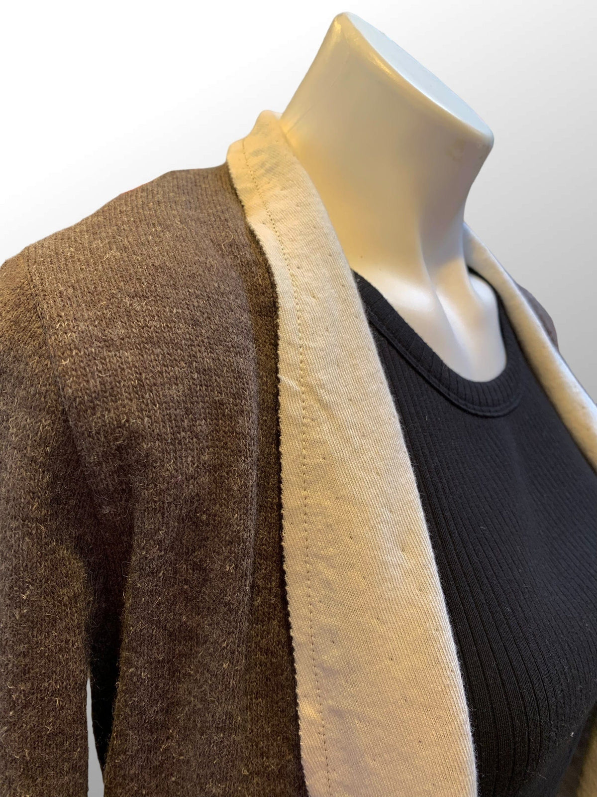 Cutloose 24 Women's Long Sleeve Top Cropped Wool Cardigan