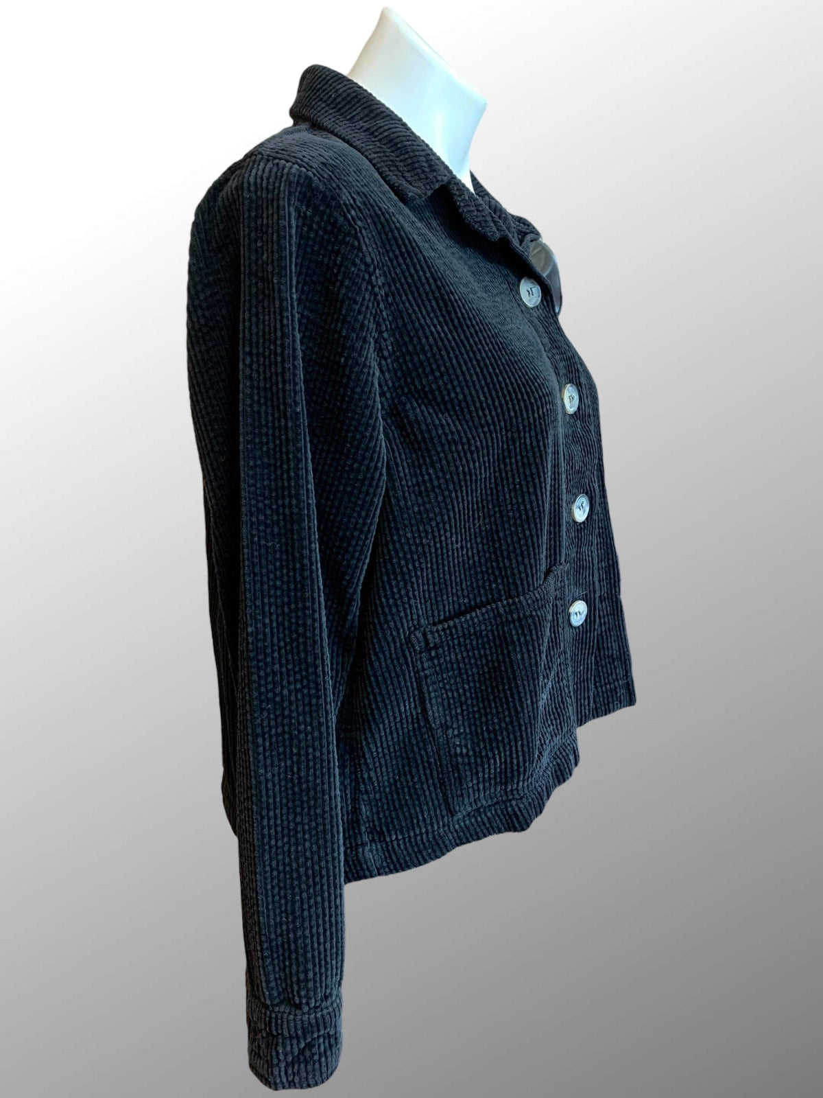 Cutloose 24 Women's Long Sleeve Top Lux Corduroy Crop Jacket