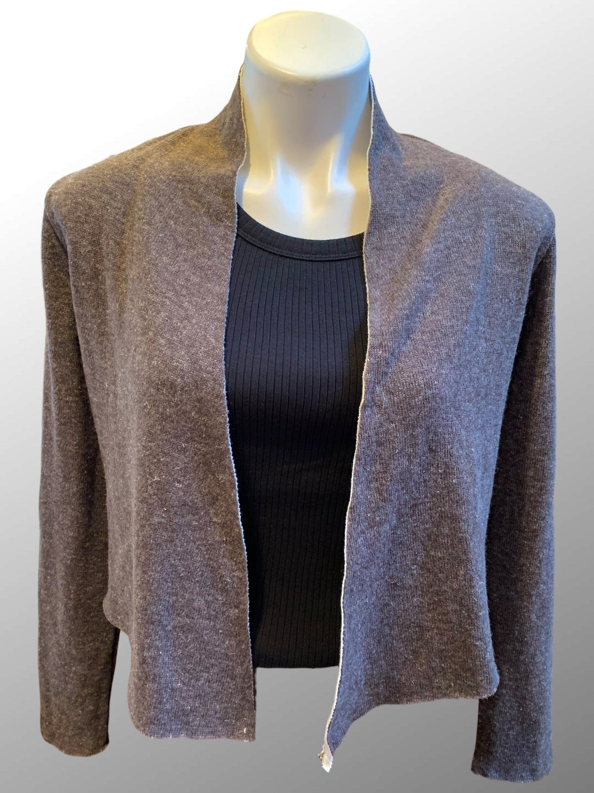 Cutloose 24 Women's Long Sleeve Top Saddle / S Cropped Wool Cardigan