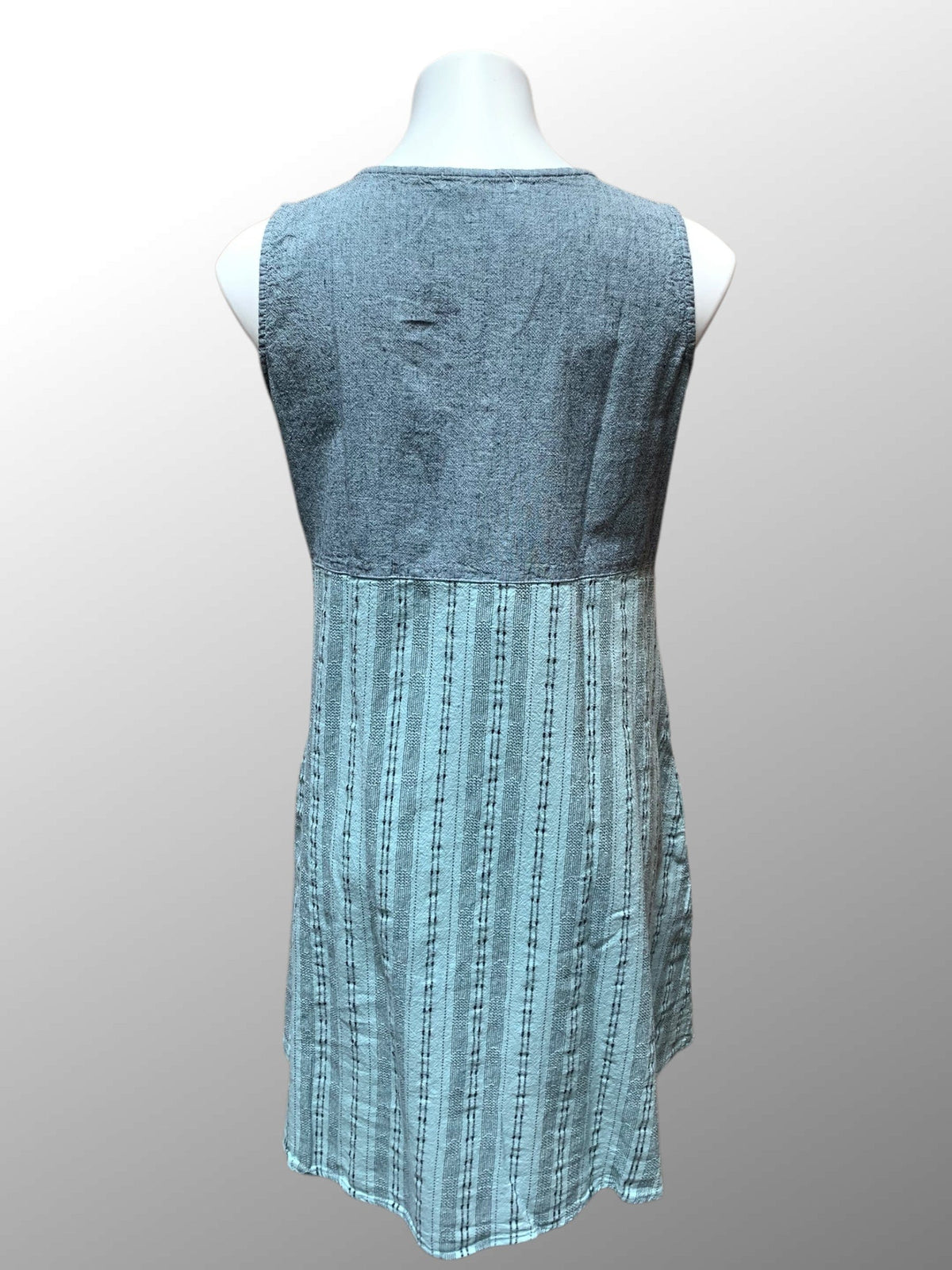 Cutloose 25 Women's Dress Pinstripe Patch Dress