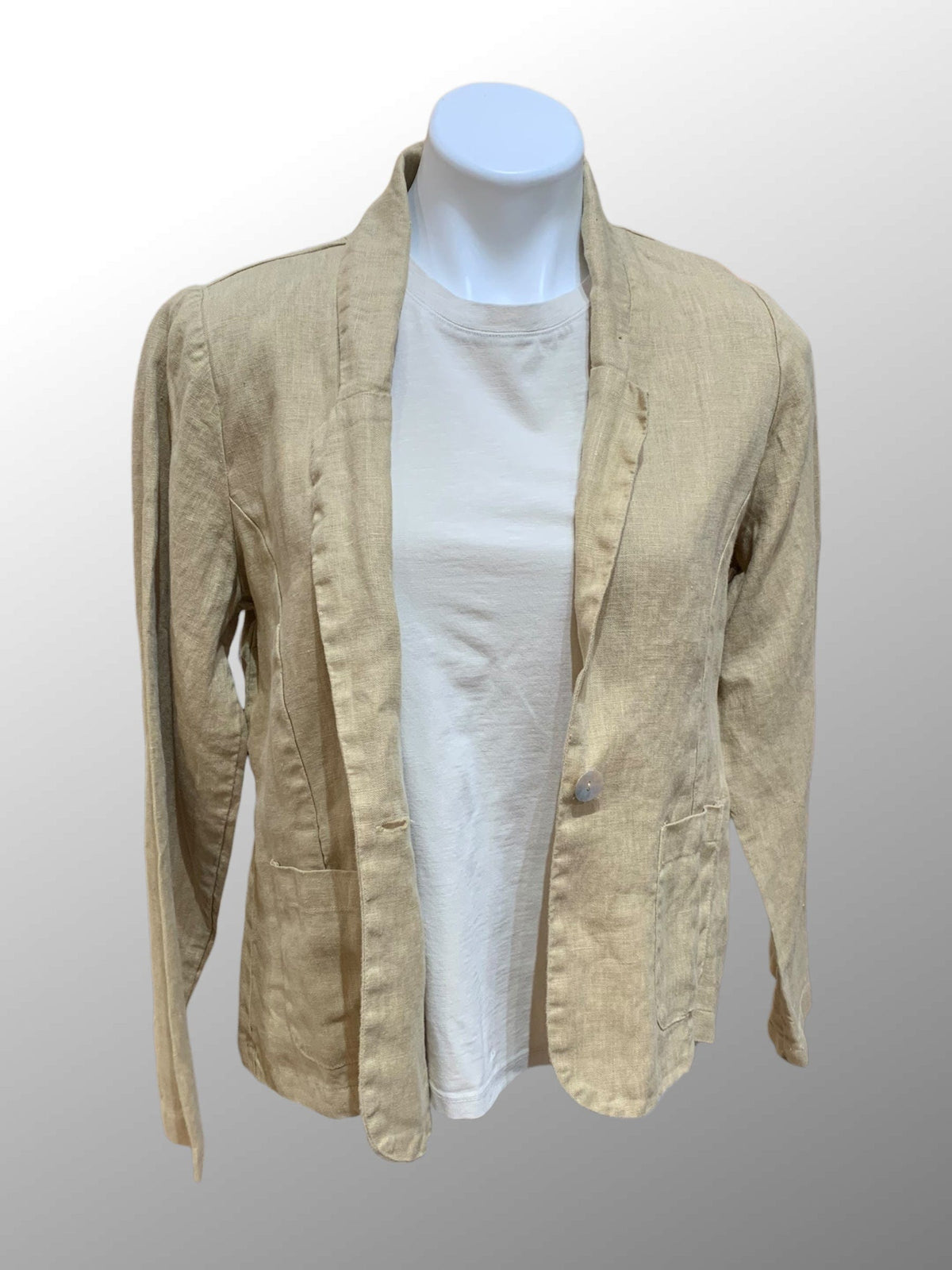 Cutloose 25 Women's Jacket Linen Button Blazer