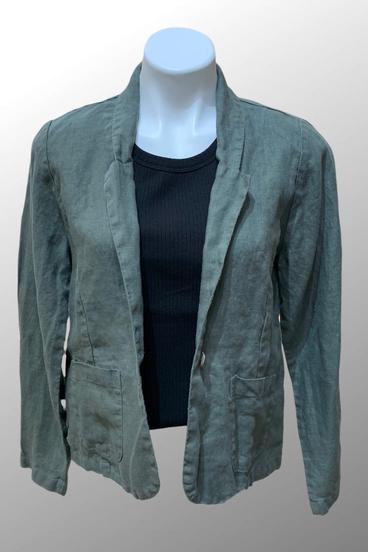 Cutloose 25 Women's Jacket Linen Button Blazer