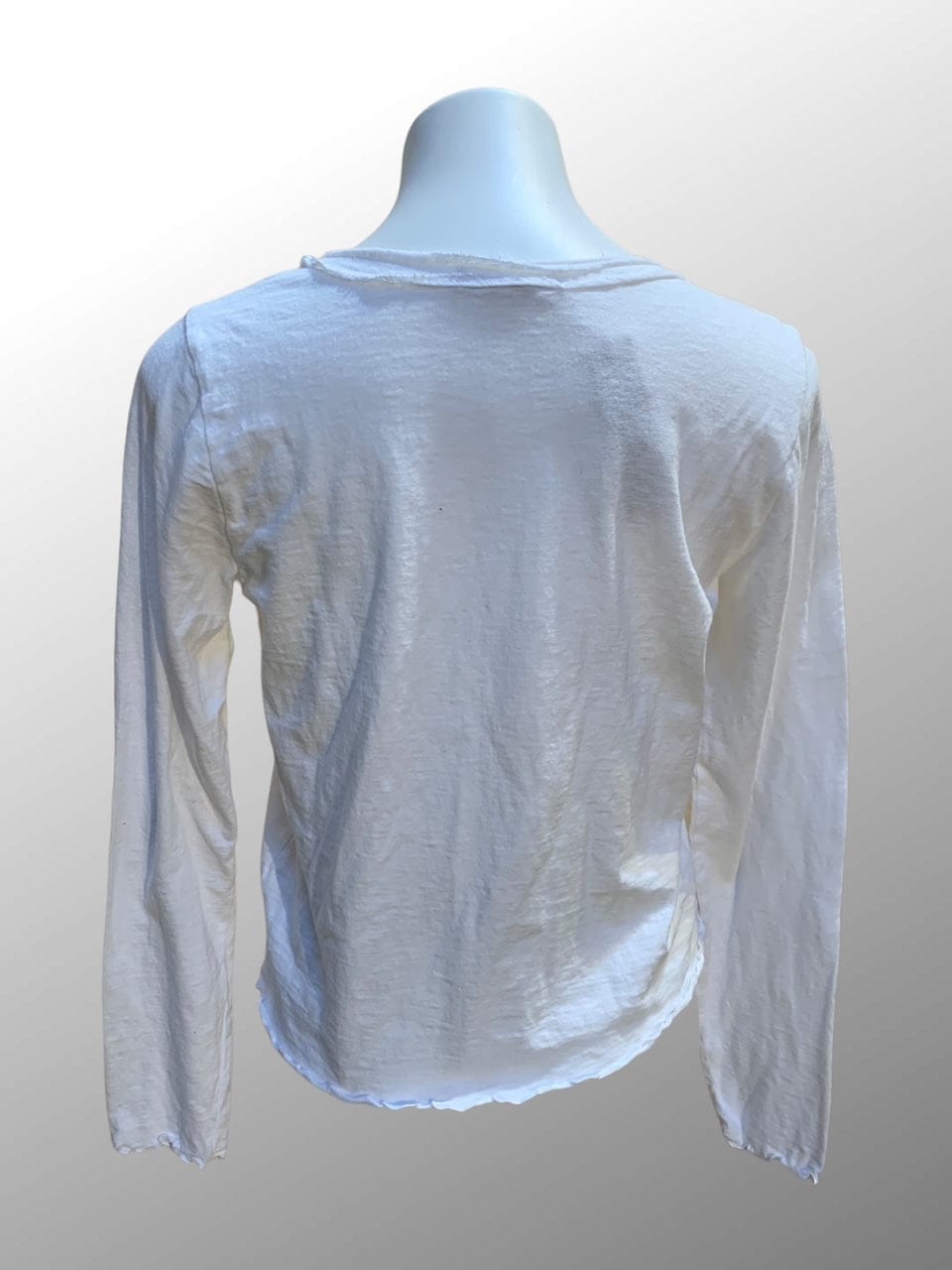 Cutloose 25 Women's Long Sleeve Top Linen Cotton Crop Pocket Cardigan