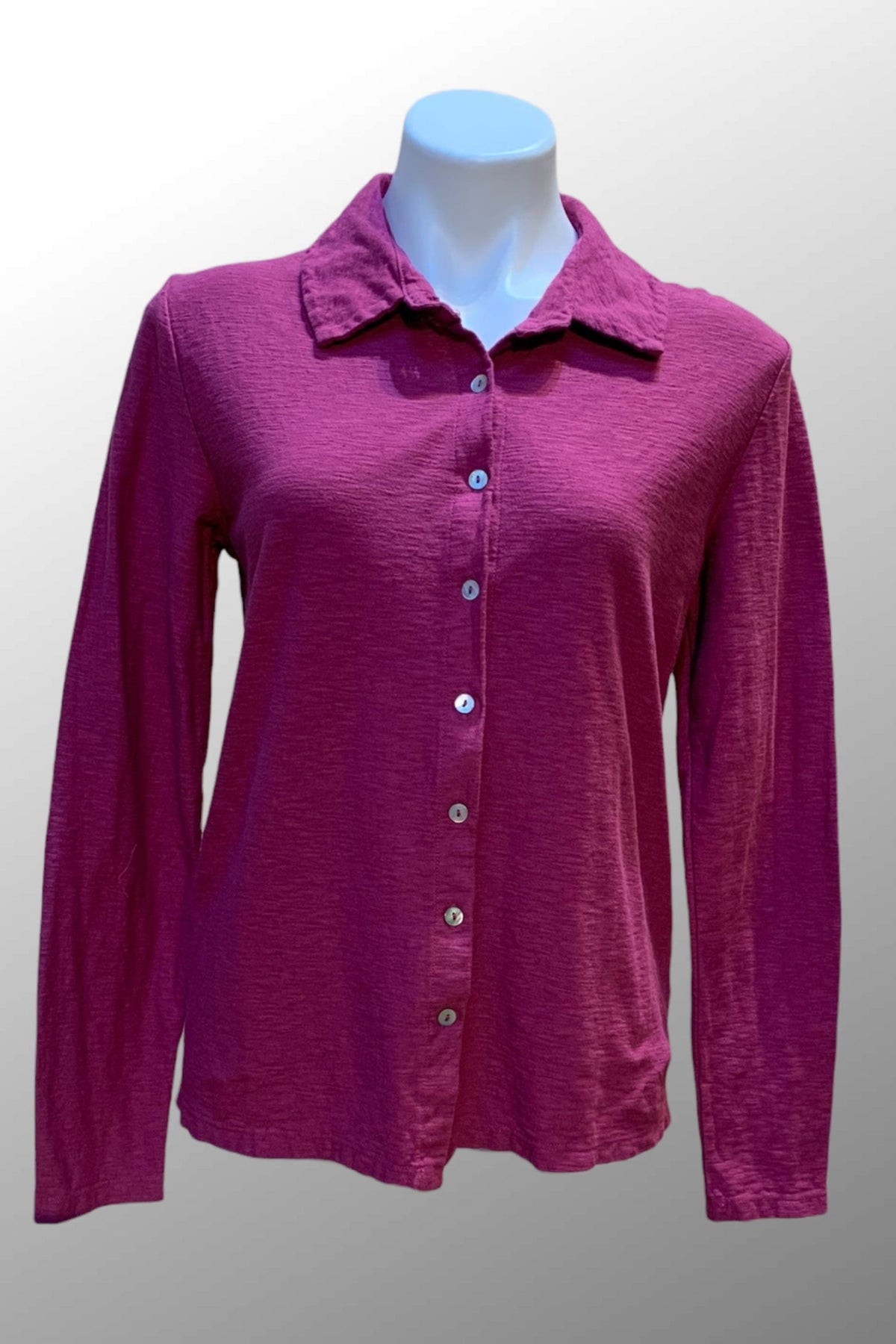 Cutloose 25 Women's Long Sleeve Top Rhubarb / S Fitted Button Down Shirt