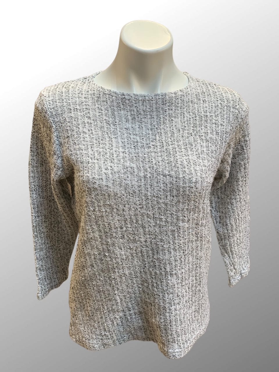 Cutloose 25 Women's Long Sleeve Top White / S Sweater Knit Boatneck Top