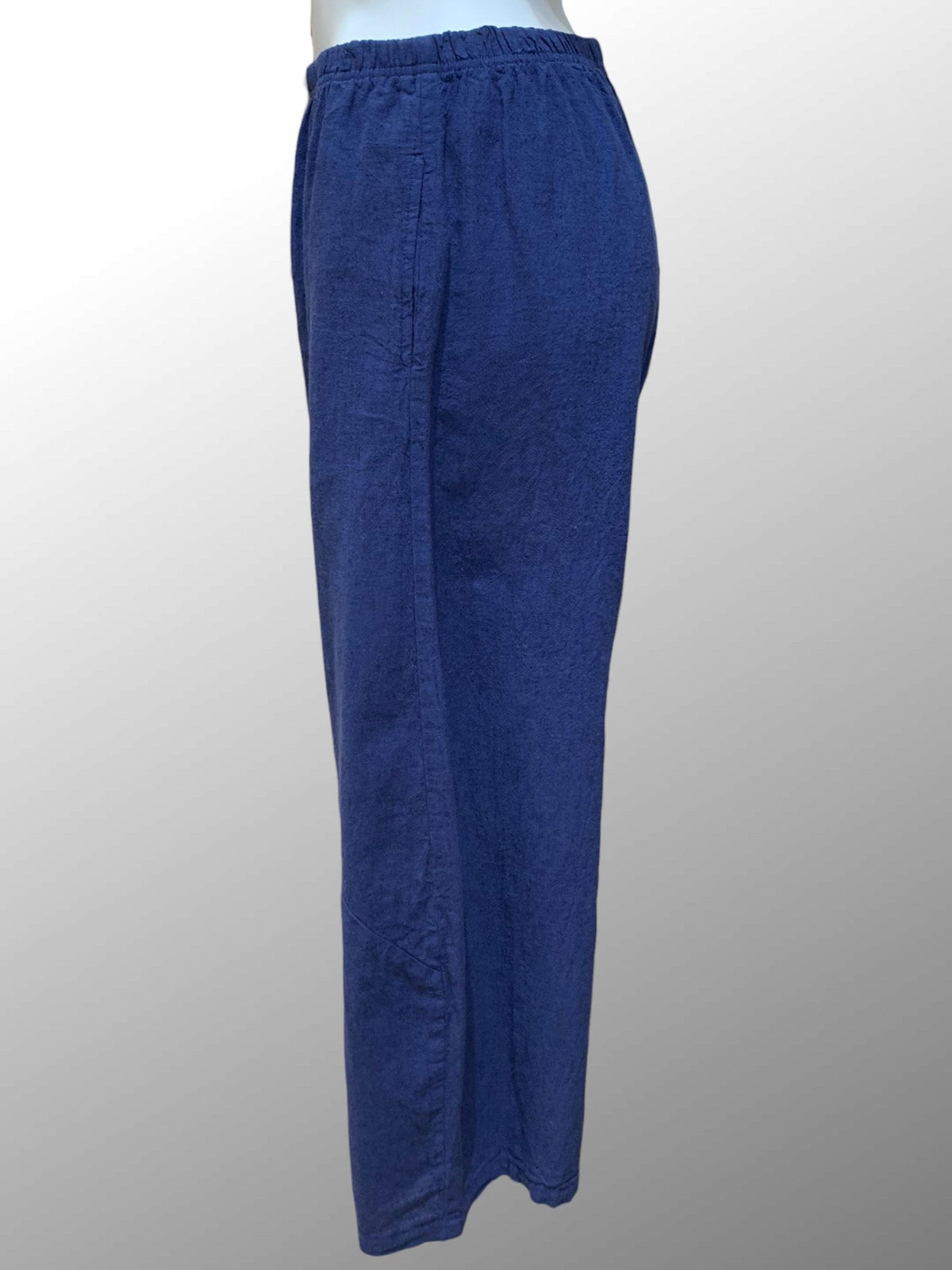 Cutloose 25 Women's Pants Barrel Crop Crosshatch Linen Pants