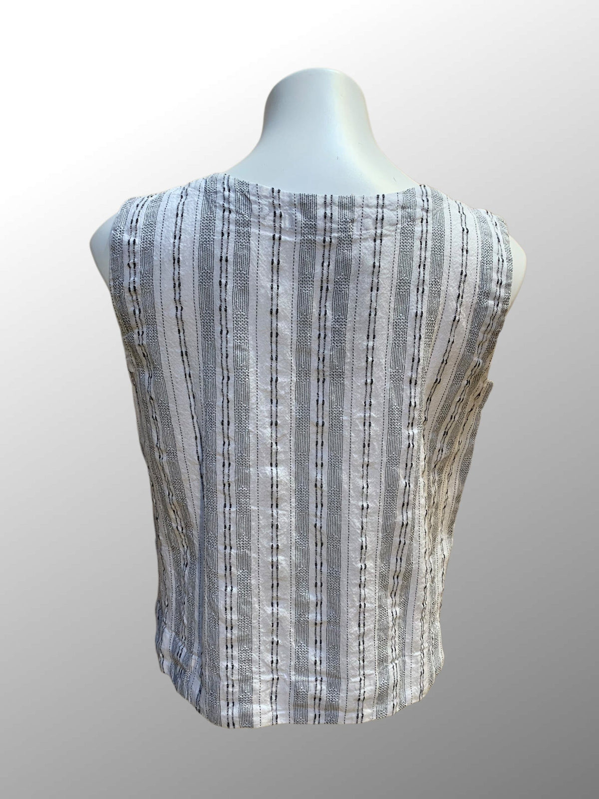 Cutloose 25 Women's Sleeveless Top Pinstripe Sleeveless Top