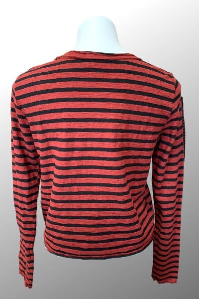 Cutloose Women's Cardigan Raw Edge Blazer - striped