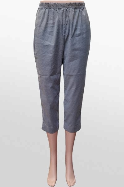 Cutloose women's clearance Cobblestone / XS Tapered Crop Pants - linen blend