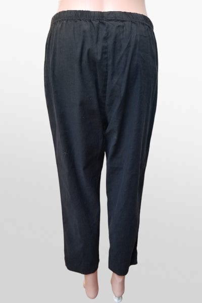 Cutloose women's clearance Tapered Crop Pants - linen blend