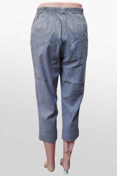 Cutloose women's clearance Tapered Crop Pants - linen blend