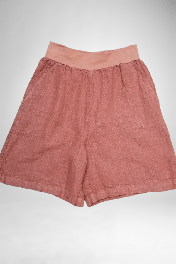Cutloose Women&#39;s Shorts Brown / XS Walking Short - Solid Linen