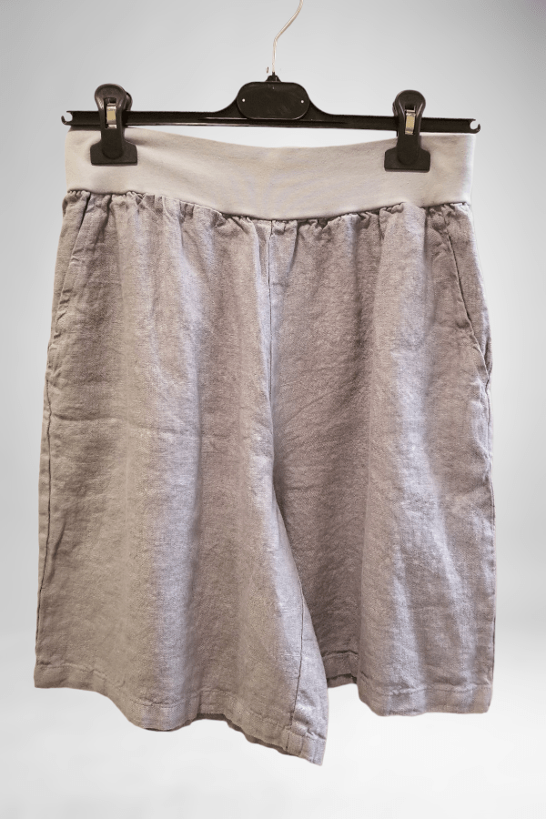 Cutloose Women's Shorts Palm Green / S Walking Short - Solid Linen