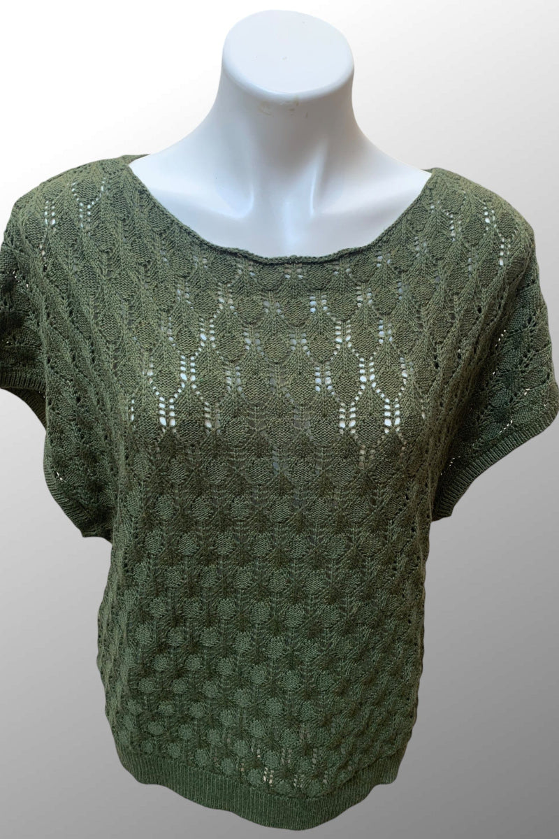 Echo Verde Women's Sweater Loden Green / O/S Knit Sweater Vest - Birdie