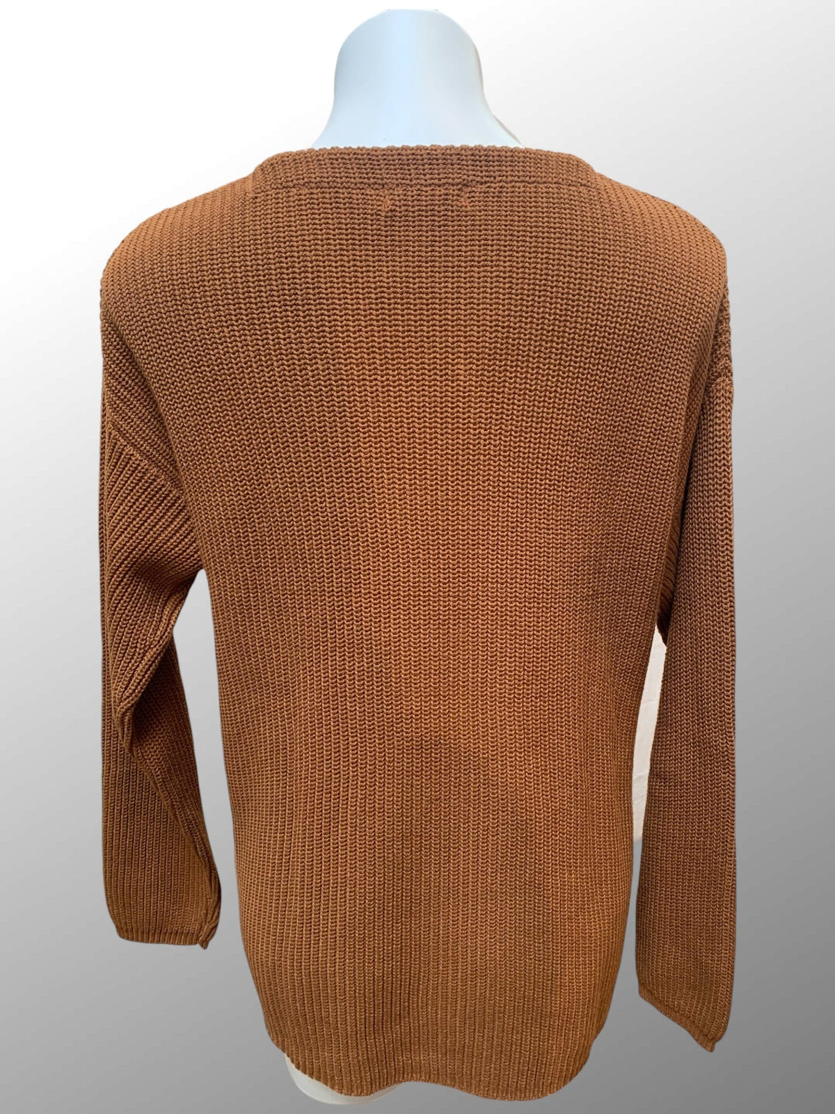 Echo Verde Women's Sweater Organic Cotton V Neck Sweater - Foxy