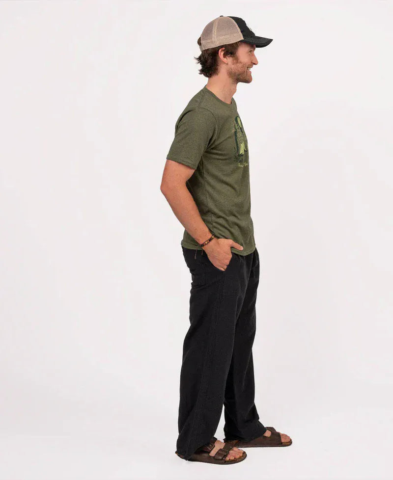 Eco Friendly Unisex T-shirt - Mushroom Mandala - Natural Clothing Company