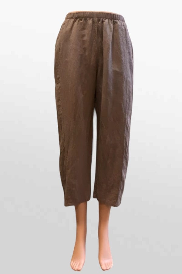 Kleen Women&#39;s Long Sleeve Top Root / XS Linen Blend Tapper Pant