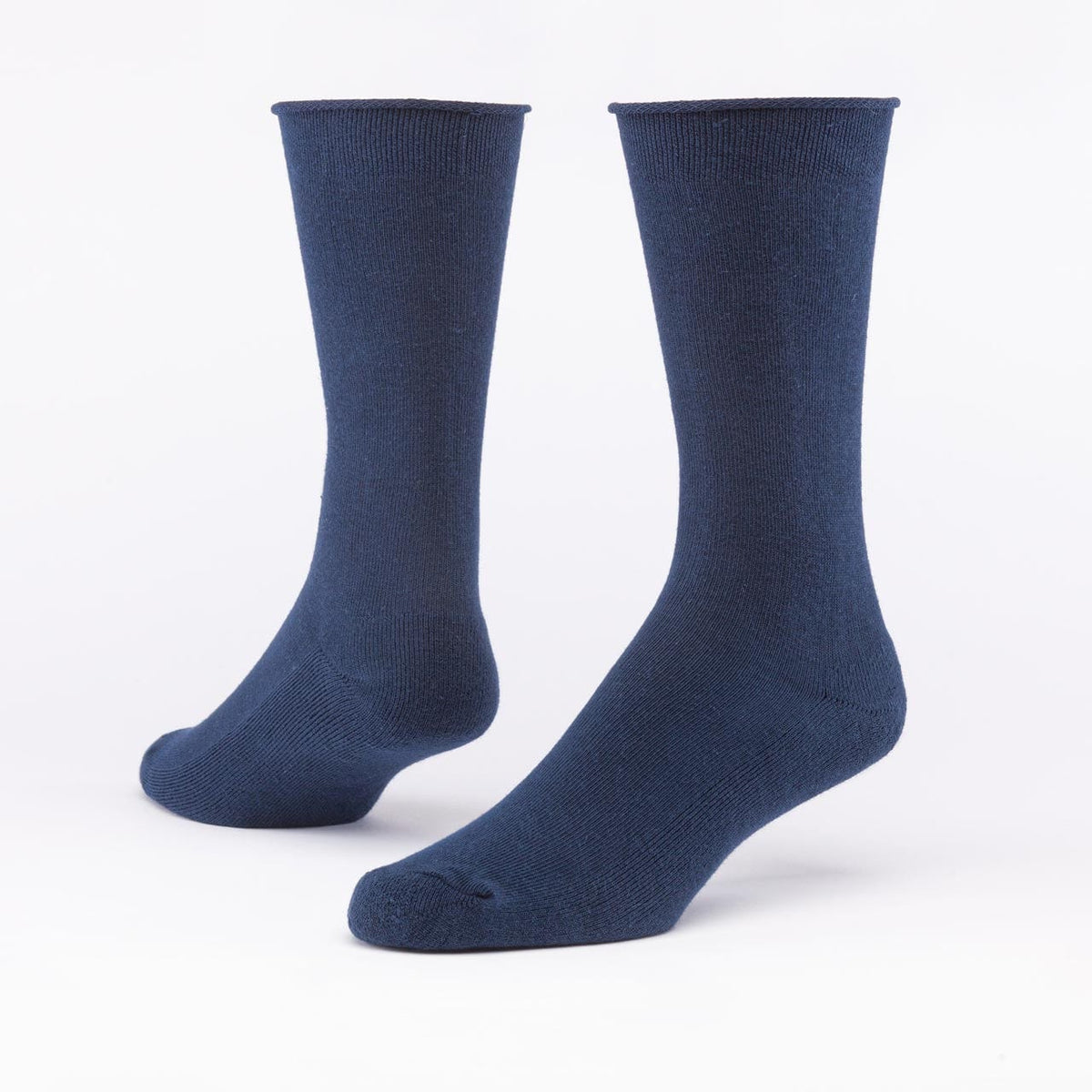Maggie's Unisex Socks Navy / 9-11 (women's) Cushioned Organic Cotton Crew Socks