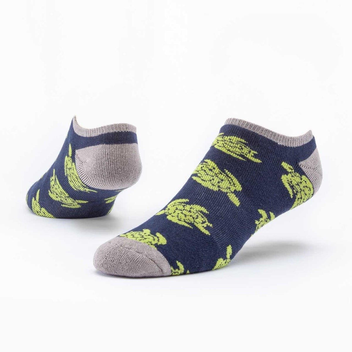 Maggie's Unisex Socks Turtle / 9-11 Med Footie Socks - printed