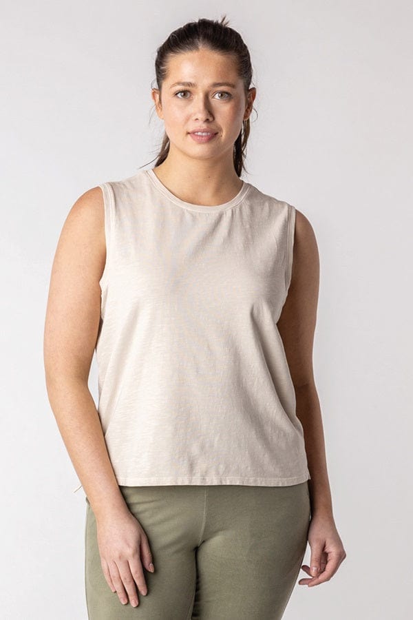 Maggie&#39;s unisex T-shirt Pearl / S Organic Cotton Sleeveless Tee