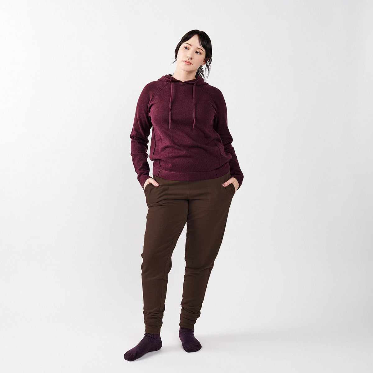 Maggie's Women's Pants Chocolate / S Organic Cotton Fleece Joggers