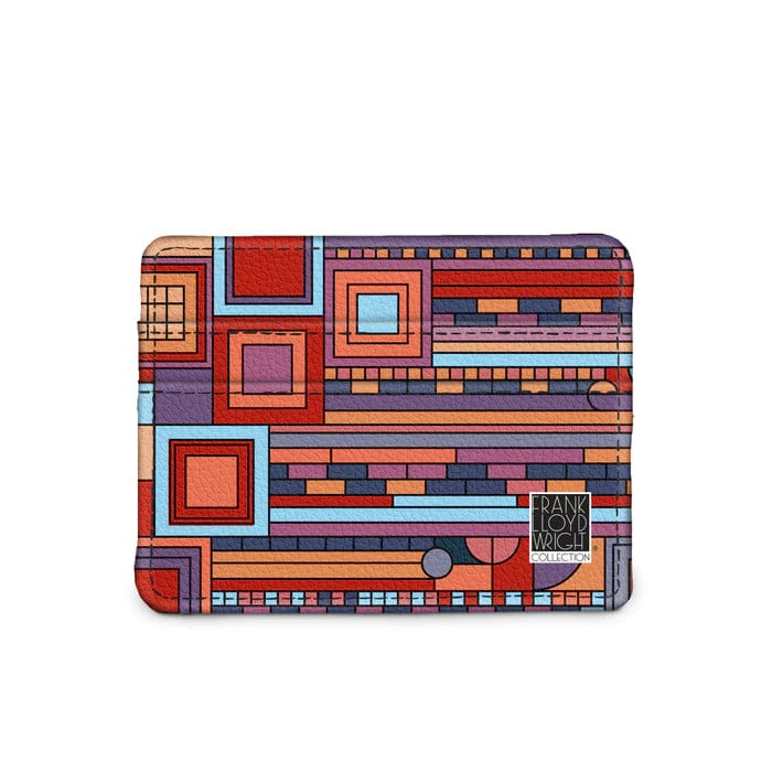 Monarque F L Wright Saguaro Sunset Armored Wallet RFID protection - hard shell