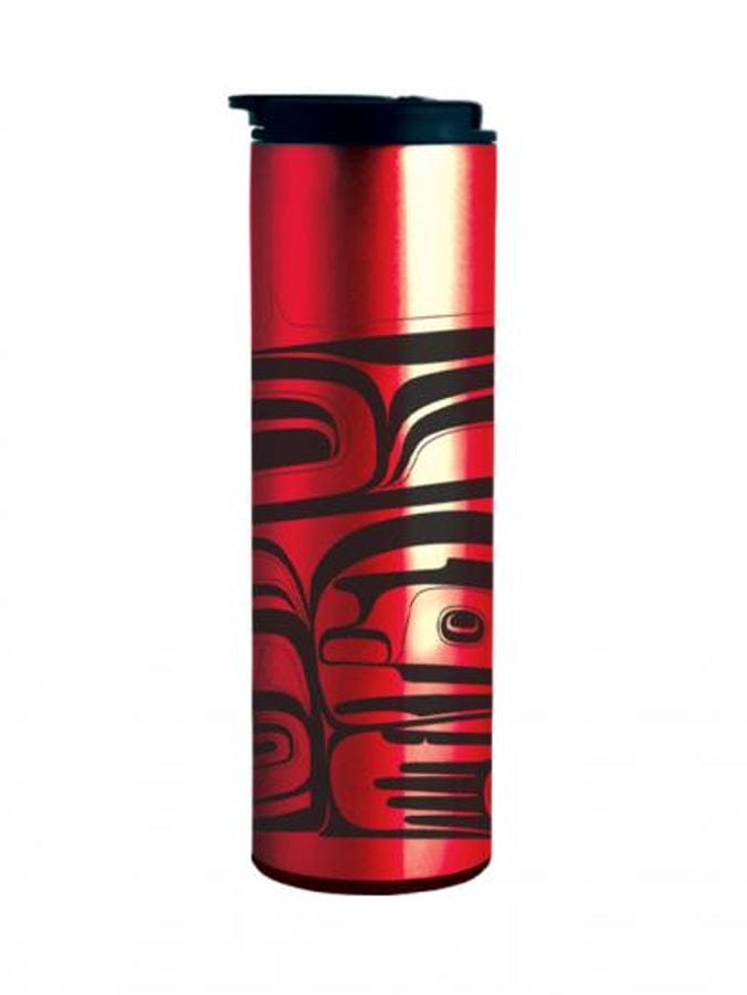 Panabo kitchen accessory Red - Raven Coffee Tumbler - artwork by Kelly Robinson