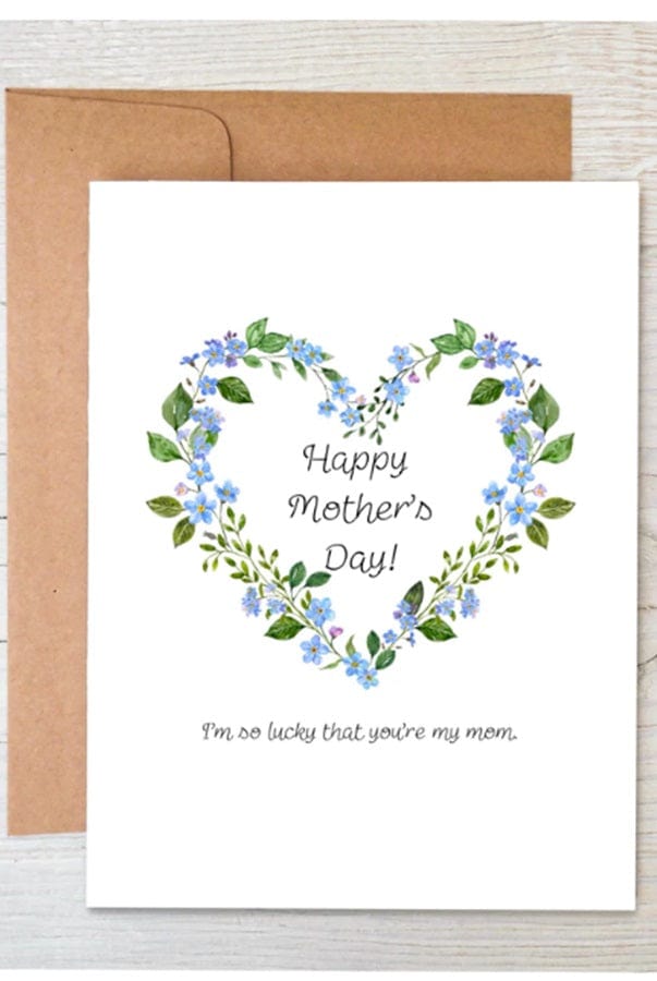 Raven’s Edge Studio Mather's Day Wildflower Seed Plantable Card Gift - Mather's Day