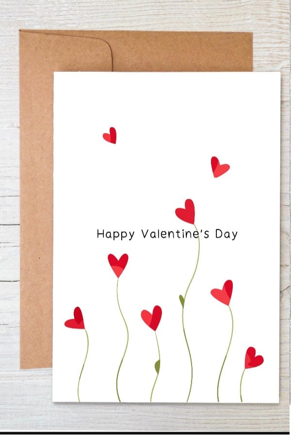 Raven’s Edge Studio Valentine Wildflower Seed Plantable Card Gift - Love