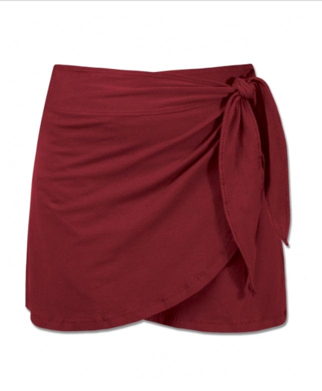 Soul Flower Women's Skirt Cabernet / M Organic Cotton Wrap Skirt