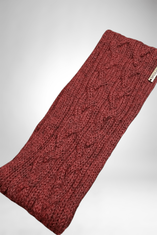 Wuaman Hat women Wine / Headband Alpaca Headband