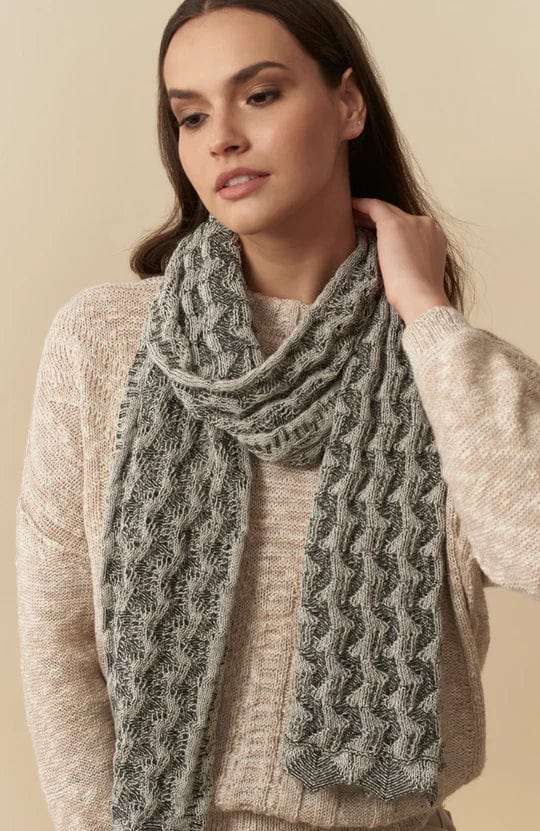 Wuaman Scarf Grey / one size Alpaca Scarf - Penelope