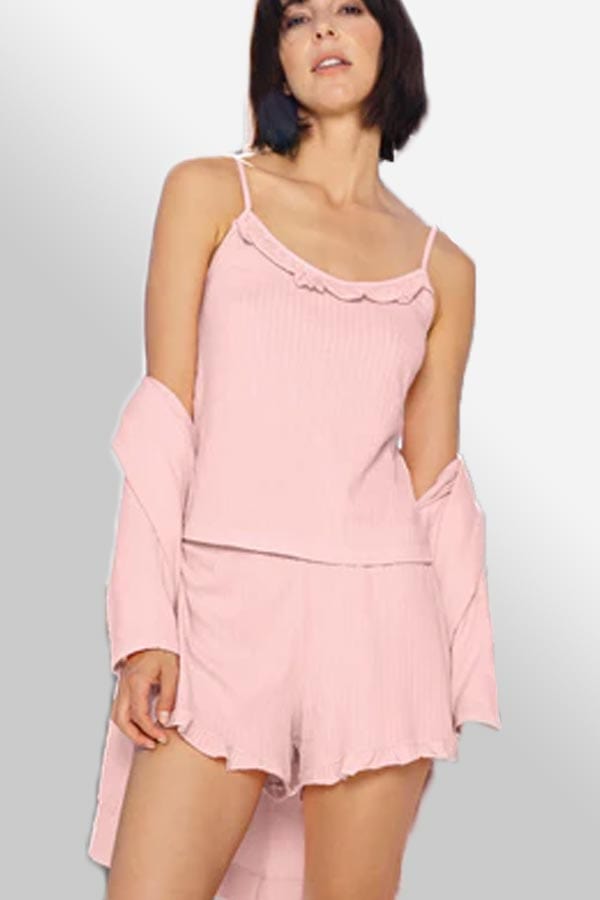 Blue Canoe Organic Bra 100% Organic Cotton Cami with Ruffle