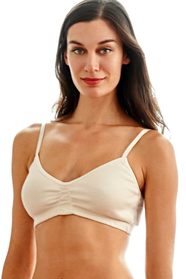 Plain Cotton Blend Women's Non Padded Bra for Daily Use at Rs 50