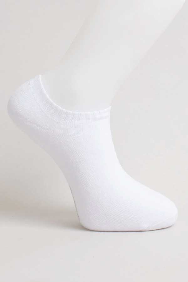 Blue Sky Men&#39;s Socks White Men&#39;s Ankle Socks viscose of Bamboo