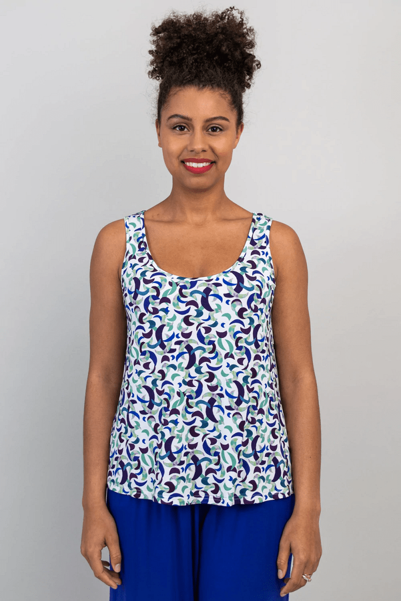 Blue Sky Women's Sleeveless Top Bamboo Viscose Tank - Marcie