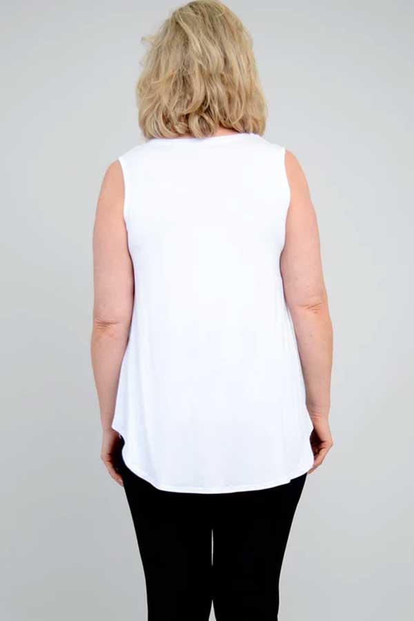 Blue Sky Women's Sleeveless Top Scoop neck Sleeveless Tank Top - Jazz