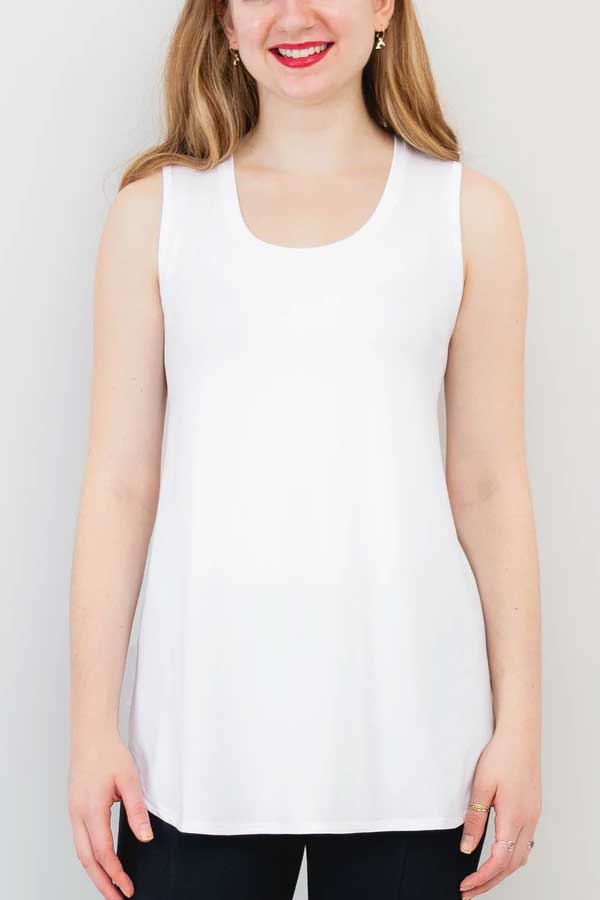 Blue Sky Women's Sleeveless Top Scoop neck Sleeveless Tank Top - Jazz