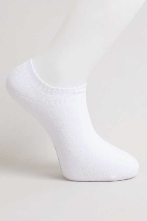 Blue Sky Women's Socks White Women's Ankle Socks viscose of Bamboo