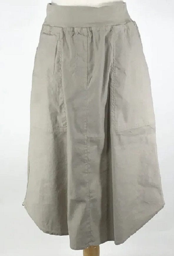 Cutloose Women&#39;s Skirt Seaweed / XS Linen Blend Short Cargo Skirt