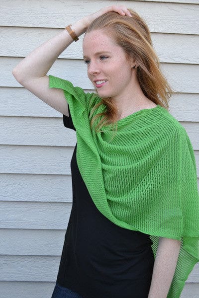 Organic Cotton Light Poncho - Sophie - Natural Clothing Company