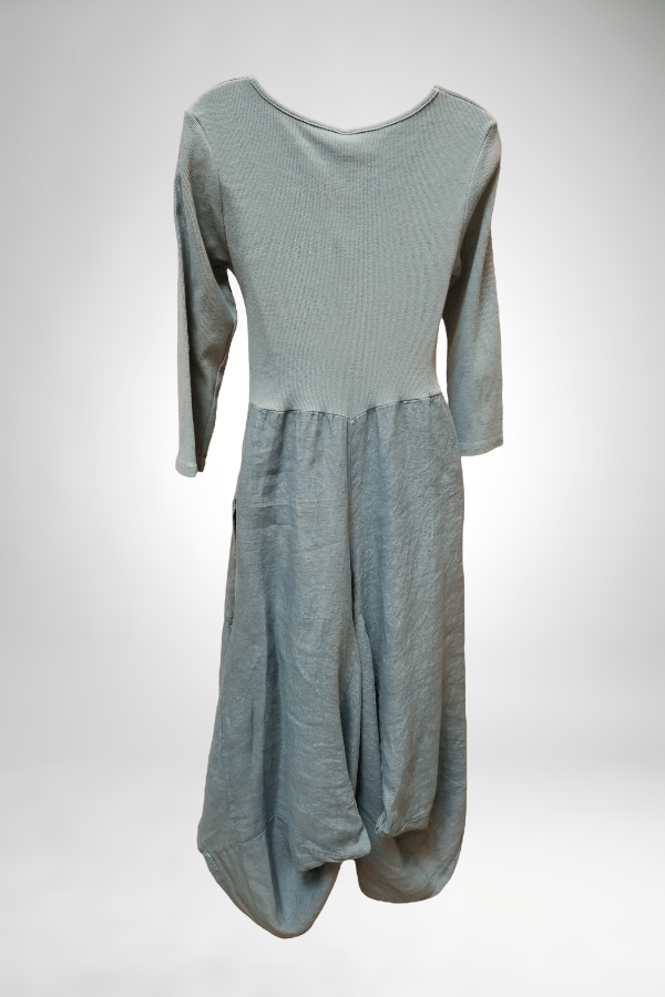 Inizio Women's Dress Italian Linen Dress by Inizio - Magic 3/4 sleeve