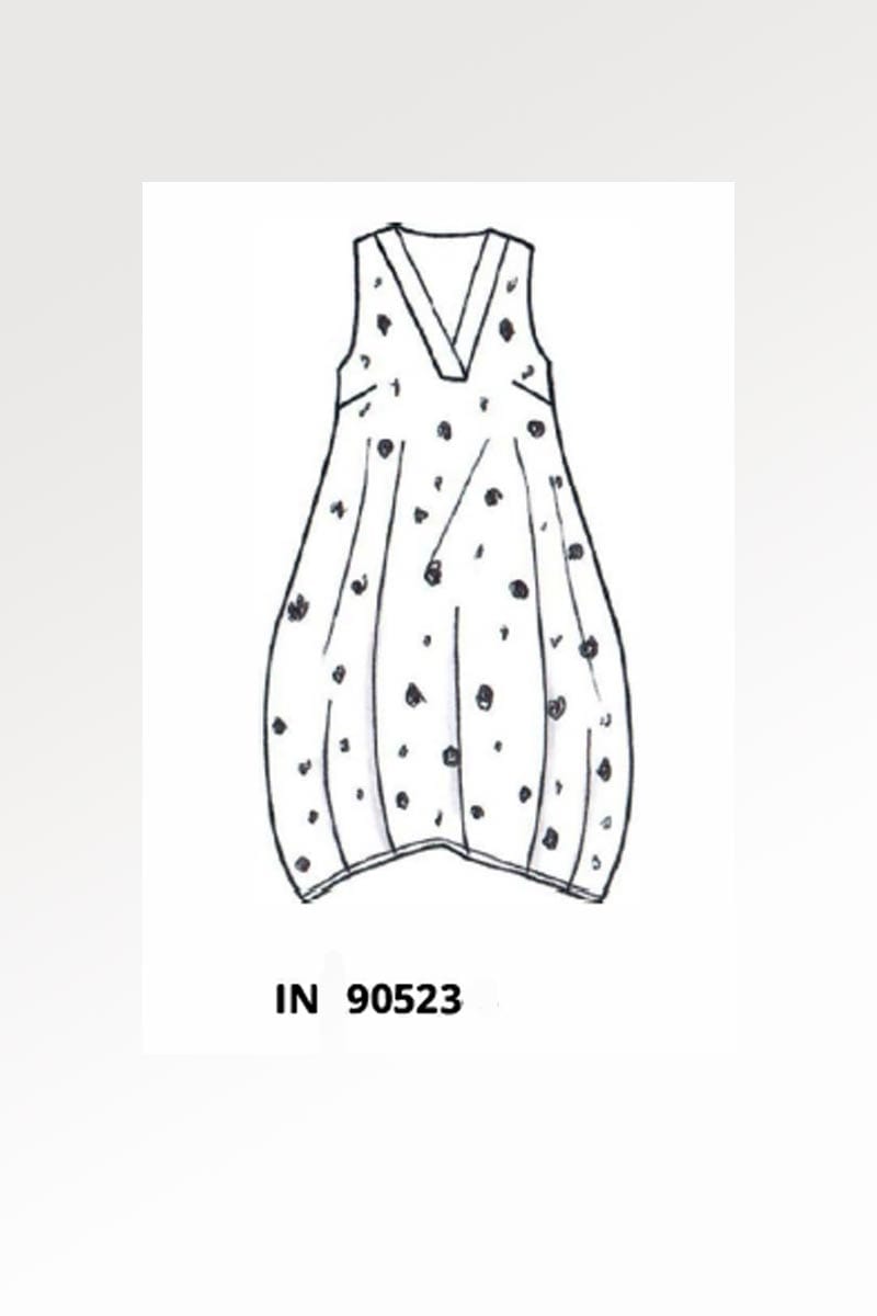 Inizio Women's Dress Italian Linen Dress by Inizio -Zephyr