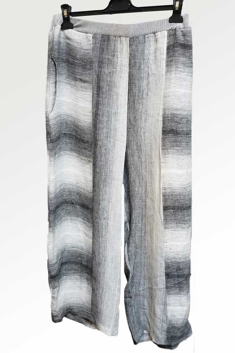 Inizio Women's Pants Bliss Stripes / S Linen Pants from Inizio - Bliss