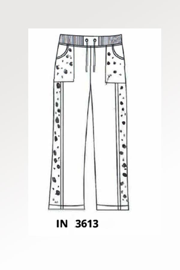 Inizio Women's Pants Linen Pants from Inizio - Dots