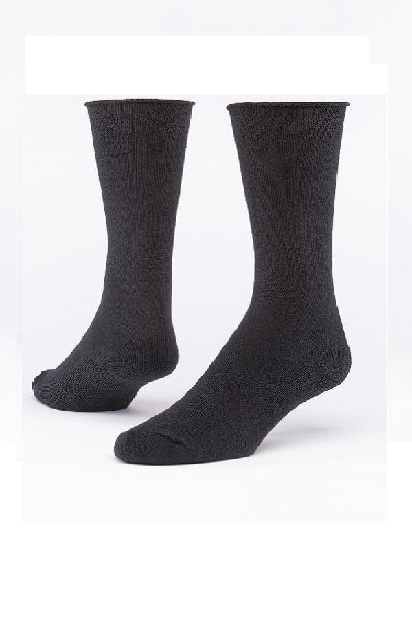 Maggie's Unisex Socks Black / 9-11 (women's) Cushioned Organic Cotton Crew Socks