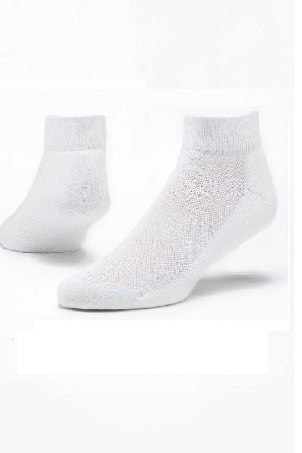Women's cotton socks Silver White